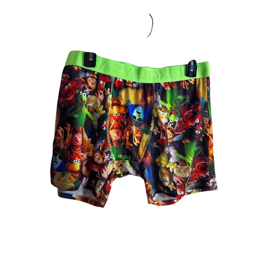 Crazy Boxer Muppets Boxer Briefs XXL Multi Color Graphic Print Mens
